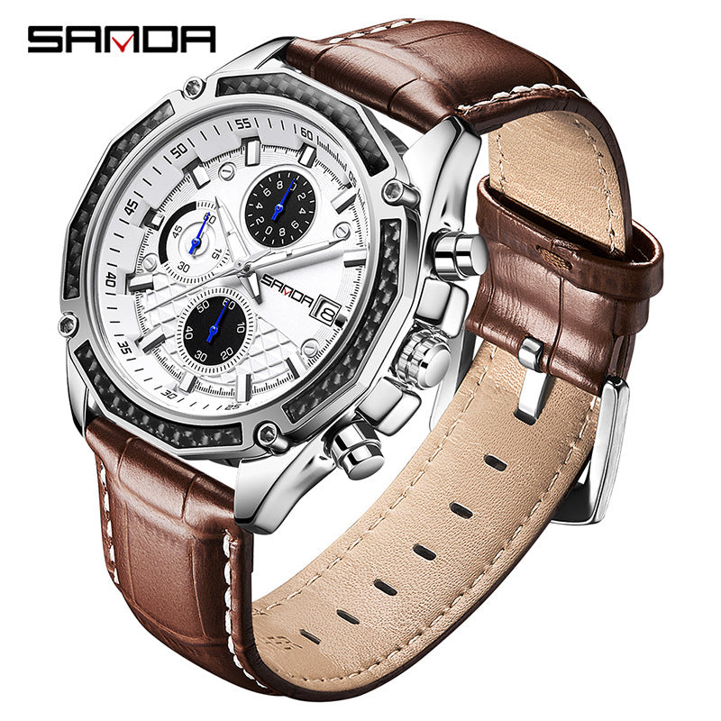 HHSUIRO-Men's High-End Leather Watches