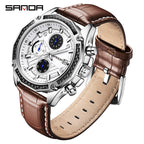 HHSUIRO-Men's High-End Leather Watches