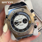 HHSUIRO-Men's Spiked Graduated Mechanical Quartz Watch