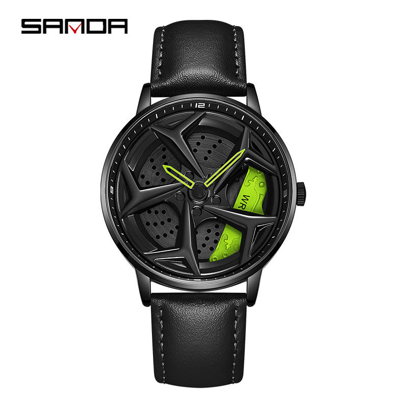 HHSUIRO- Men's High End Skeleton Steel Watch