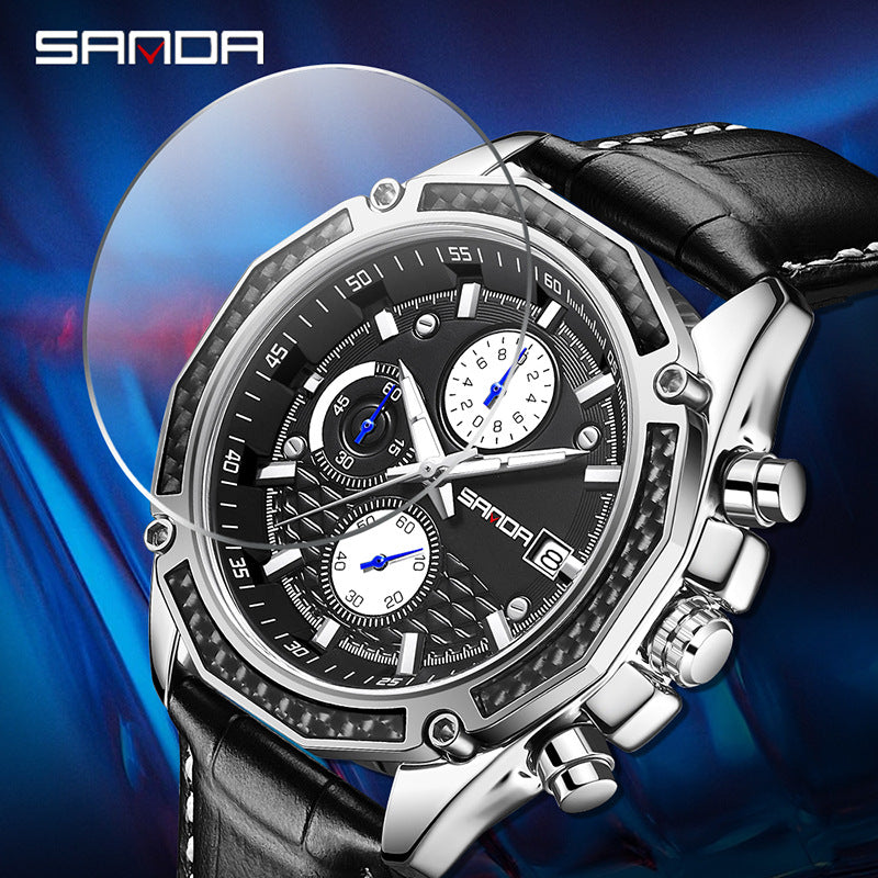 HHSUIRO-Men's High-End Leather Watches