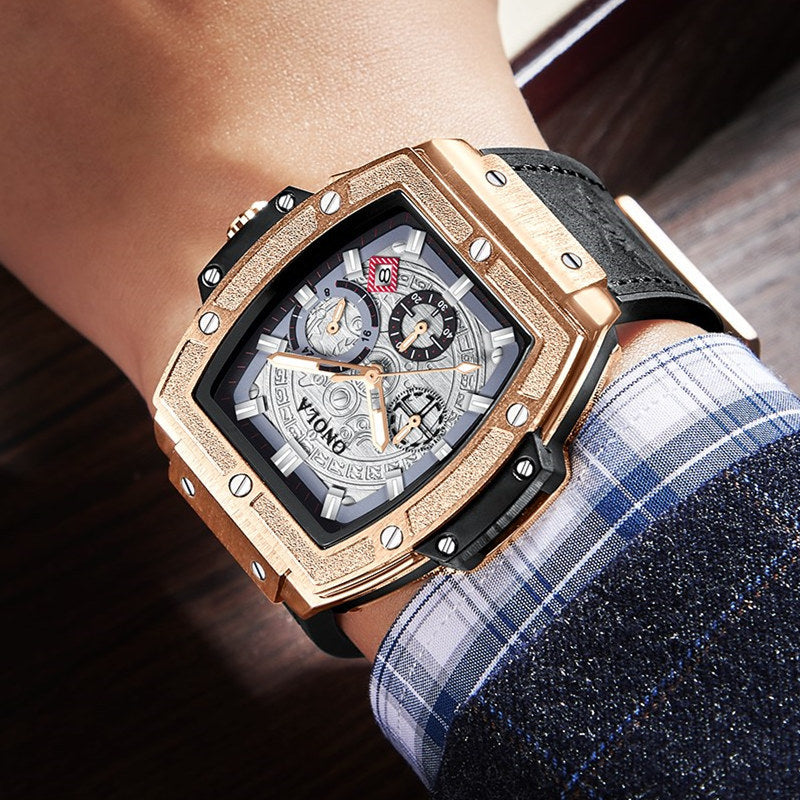 HHSUIRO- Men's Trendy Casual Mechanical Watch