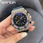 Men's Luxury Octagon Star Diamond Watch