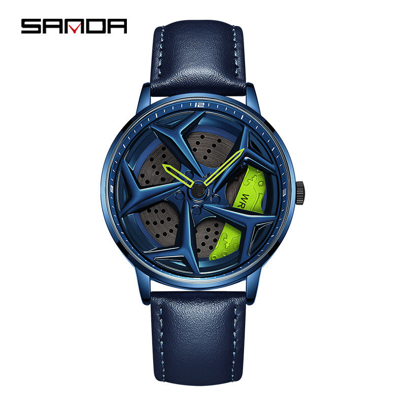 HHSUIRO- Men's High End Skeleton Steel Watch