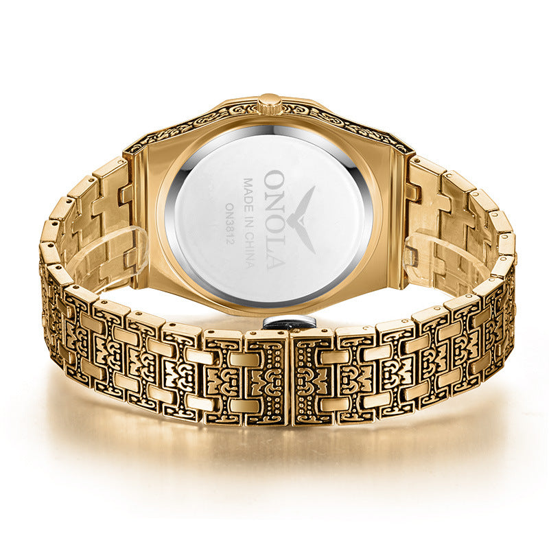 HHSUIRO-luxury gold noble watch