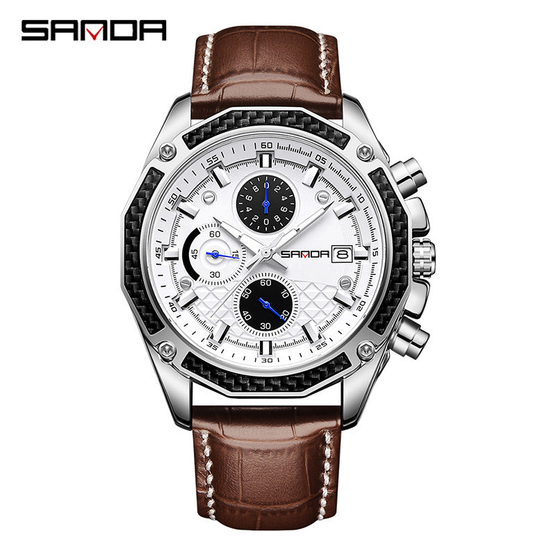 HHSUIRO-Men's High-End Leather Watches