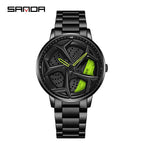 HHSUIRO- Men's High End Skeleton Steel Watch