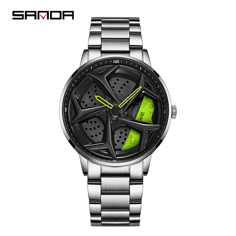 HHSUIRO- Men's High End Skeleton Steel Watch