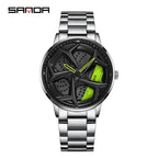HHSUIRO- Men's High End Skeleton Steel Watch