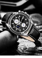 HHSUIRO-Men's High-End Leather Watches