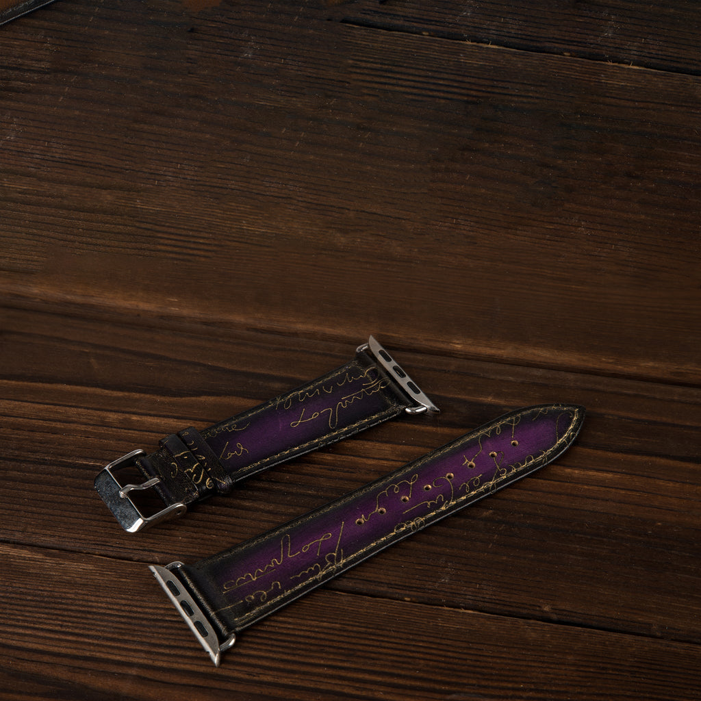 HHSUIRO 5/6 Apple WATCH STRAP-PURPLE