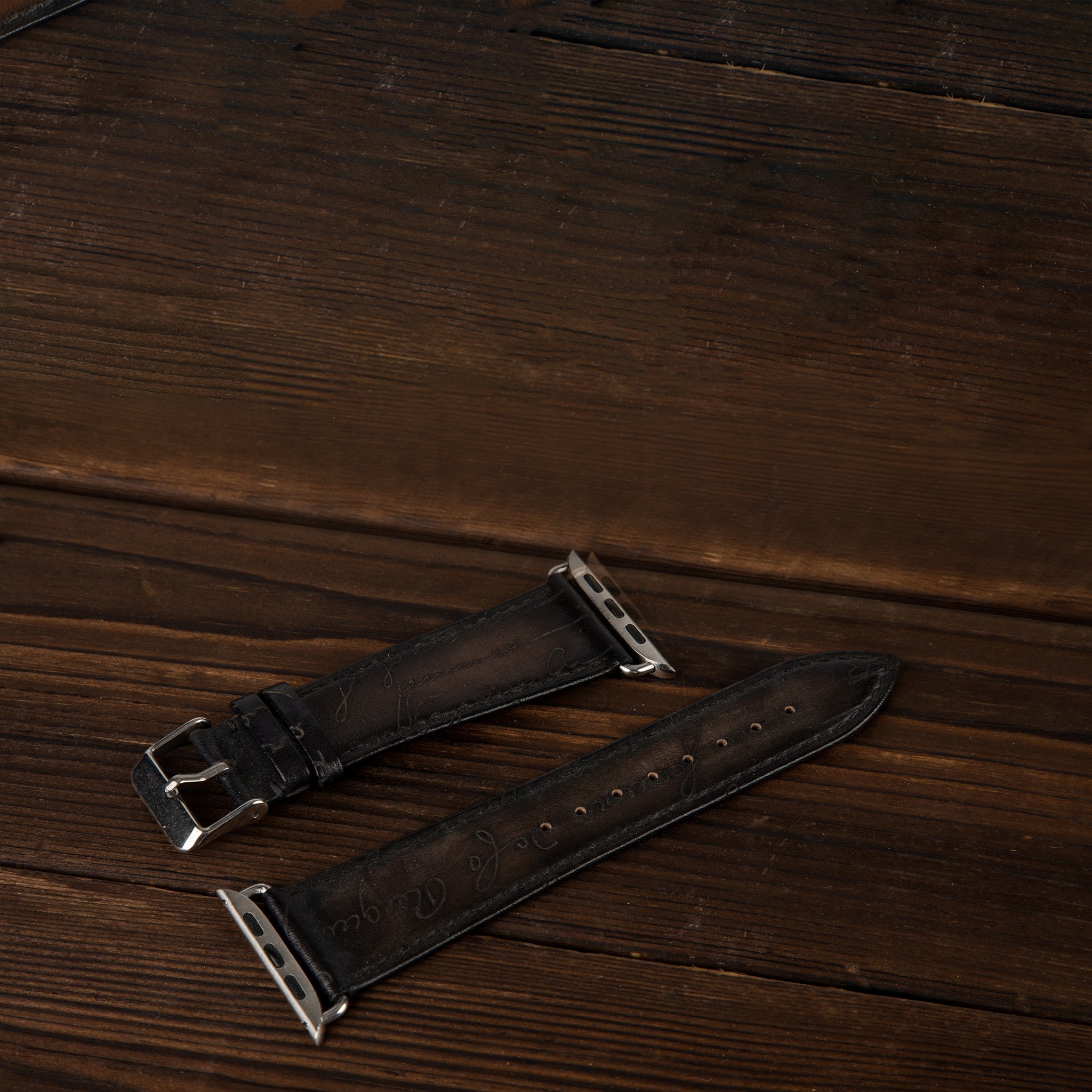 HHSUIRO 5/6 Apple WATCH STRAP-DARK BROWN