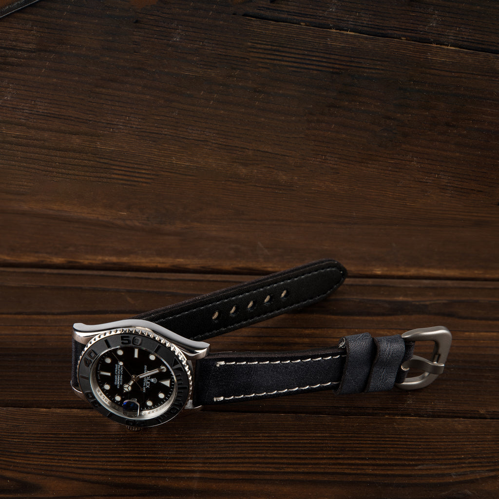 HHSUIRO Watch Strap -VIVID BLUE