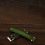 HHSUIRO Watch Strap -BLACKISH GREEN