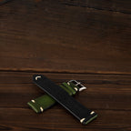 HHSUIRO Watch Strap -BLACKISH GREEN