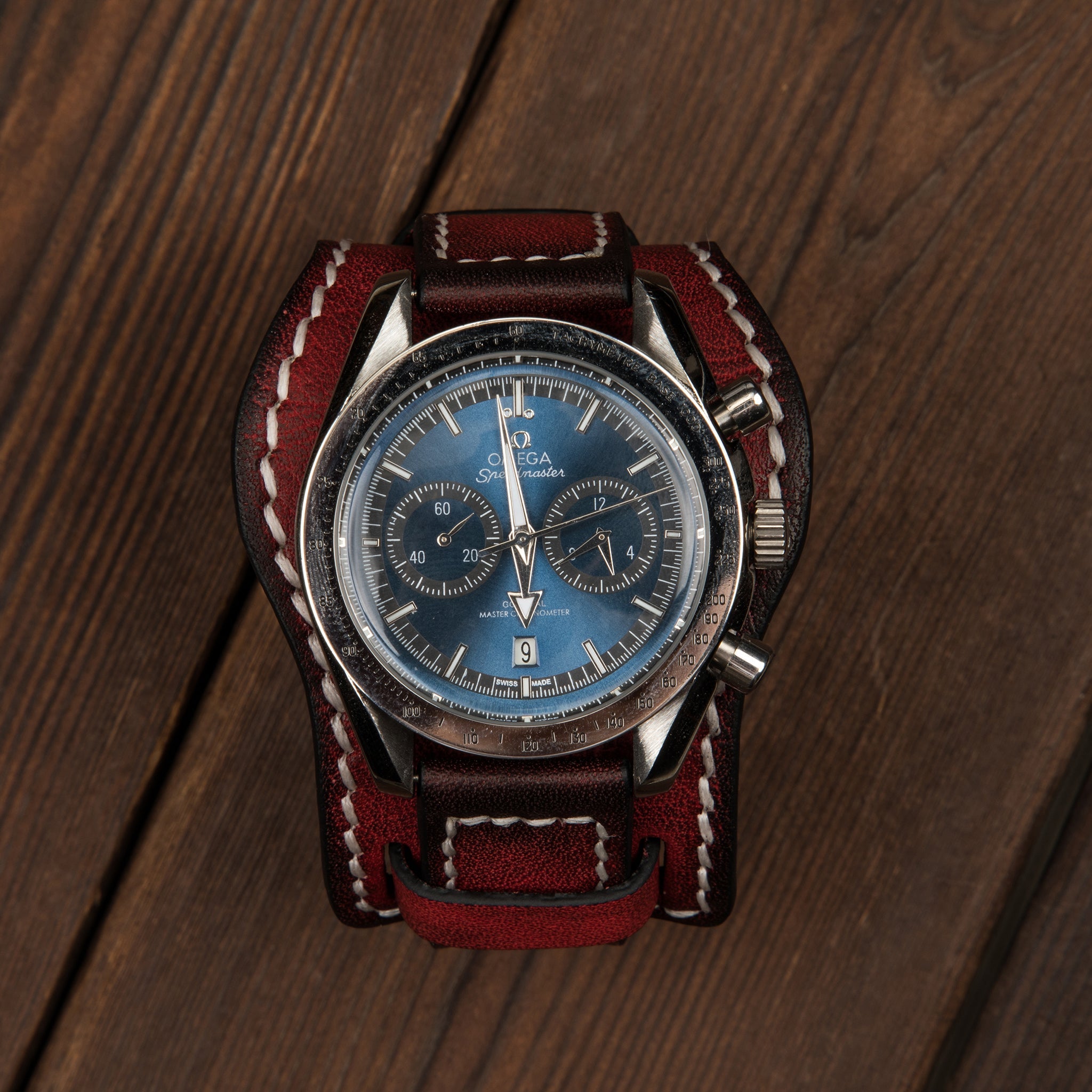 HHSUIRO BUND WATCH STRAP -AGATE RED