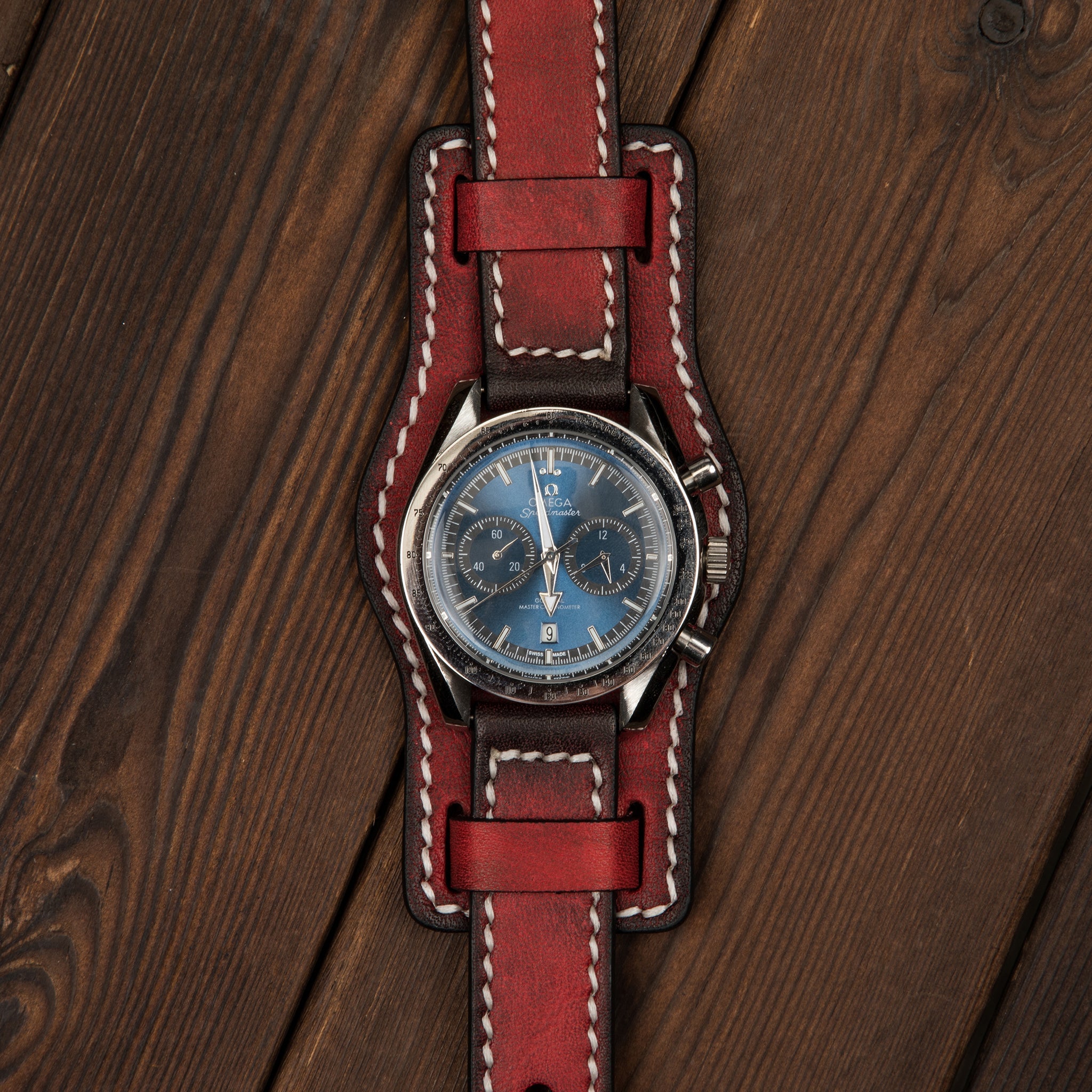 HHSUIRO BUND WATCH STRAP -AGATE RED