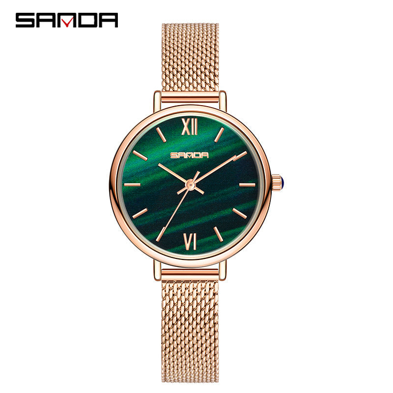 HHSUIRO-Ladies 1049 retro small green plate